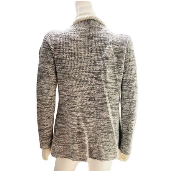 Venus Women's Open Front Cardigan Sweater with Cozy Shawl Collar - Size 6 - Picture 2 of 3